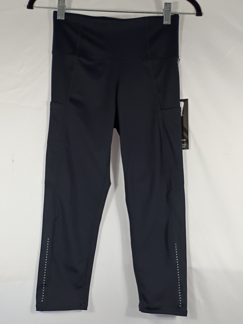 NWT Kyodan Black Capris Compression Series Women's Size XS Workout Athleisure